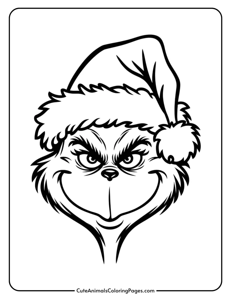 grinch coloring pages (10 free printable pdf pages) - cute animals